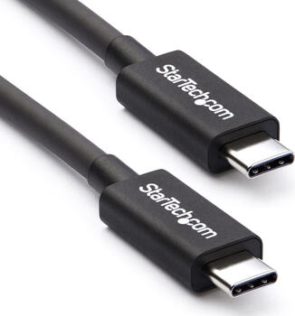 2m StarTech Thunderbolt 3 USB-C Kabel, USB und DisplayPort kompatibel schwarz