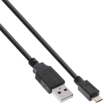 2m USB 2.0 USB A -> Micro-USB, schwarz 2m USB 2.0 USB A -> Micro-USB, schwarz