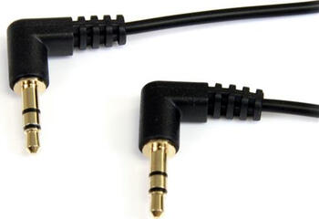 30cm 3,5mm Klinke Audiokabel rechts gewinkelt - Stecker/Stecker
