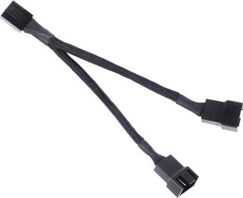 0,3m SilverStone CPF01 4-Pin PWM Y-Kabel schwarz