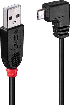 1,0m USB 2.0 A/Micro USB B, 90°, M/M USB Kabel USB A auf Micro-USB B 1,0m USB 2.0 A/Micro USB B, 90°, M/M USB Kabel USB A auf Micro-USB B