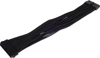 0,3m SilverStone PP07-MBB, 24-Pin ATX Verlängerung