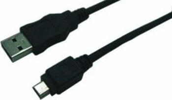 1,8m USB 2.0-Kabel LogiLink Typ-A auf Mini-USB-B 