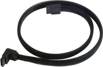 0&comma;5m SATA III Silverstone CP08 SATA-Kabel gewinkelt &sol; gerade
