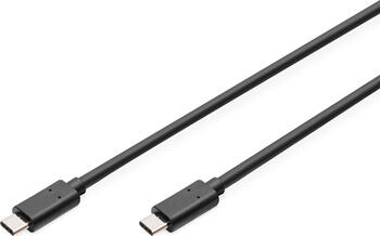 1&comma;8m USB 3&period;2 Kabel USB-C > USB-C&comma; stecker&sol;stecker schwarz&comma; Digitus