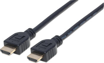 2m Manhatten High Speed HDMI-Kabel mit Ethernet-Kanal geschirmt