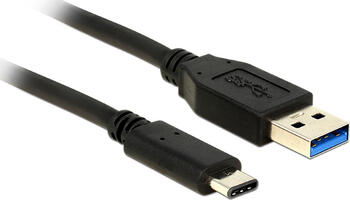 0,5m Delock SuperSpeed USB 10 Gbps (USB 3.2 Gen 2) Kabel Typ-A zu USB Type-C