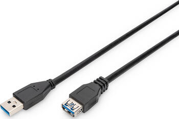 1,8m Digitus USB-A 3.0 Verlängerungskabel stecker/ buchse schwarz