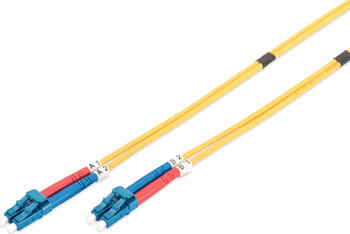 1m Digitus LWL Duplex Kabel, OS2, 2x LC Stecker/2x LC Stecker