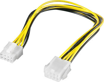 0,28m PC Stromkabel Verlängerung EPS, 8 Pin