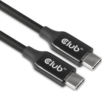 5m Club 3D USB 3&period;2 Gen2 Typ-C Kabel&comma; stecker&sol; stecker schwarz