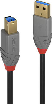 3,0m Lindy USB 3.2 Gen 1 (3.1 Gen 1) USB A  auf USB B 