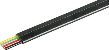 100m Telefonflachkabel 4-adrig, rolle, AWG 30, CU (Kupfer)