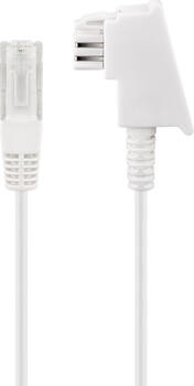 40m goobay DSL-/VDSL-Routerkabel, weiss