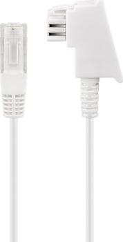 30m goobay DSL-/VDSL-Routerkabel, weiss