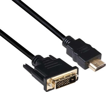 2m Club3D DVI auf HDMI 1&period;4 Kabel Stecker&sol; Stecker