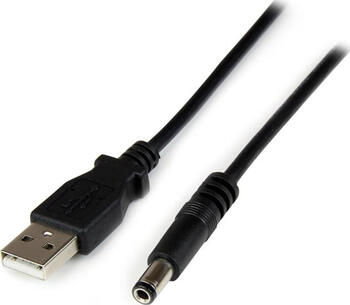 1m USB 2.0 auf Hohlstecker Typ N Kabel - USB A DC 5V 5,5mm 