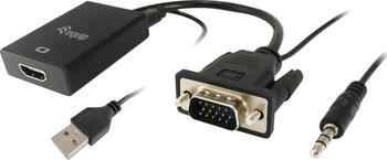 Equip VGA auf HDMI Adapter mit Audio 