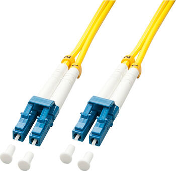 2m LWL Duplex Kabel, OS2, 2x LC Stecker/2x LC Stecker 