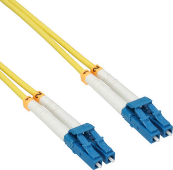 1m InLine LWL Duplex Kabel&comma; OS2&comma; 2x LC Stecker&sol;2x LC Stecker
