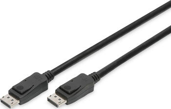DIGITUS DisplayPort Kabel 3m DP St/St m/Verriegelung UHD 8K