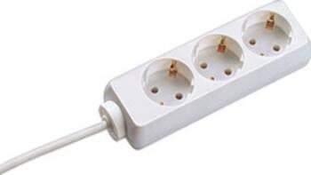 3m Schuko H05VV-F 3G 1.50mm² 16A/3680W 3 AC-Ausgänge Weiß 3m Schuko H05VV-F 3G 1.50mm² 16A/3680W 3 AC-Ausgänge Weiß