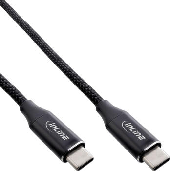 1m Magnetic USB-C Kabel, USB-C Stecker/Stecker, 100W schwarz