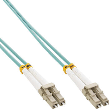 10m InLine LWL Duplex Kabel&comma; OM3&comma; 2x LC Stecker&sol; 2x LC Stecker