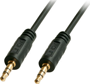 3,5m Audio-Kabel Klinke Lindy 3-polig schwarz 
