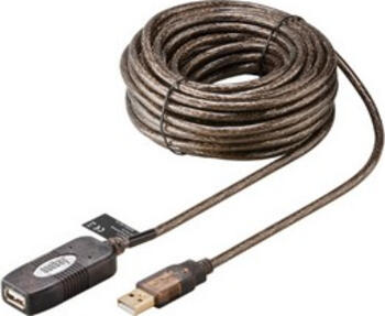 10m Aktives USB 2.0 Verlängerungskabel Stecker/ Buchse Goobay 10m Aktives USB 2.0 Verlängerungskabel Stecker/ Buchse Goobay