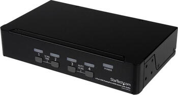 StarTech 4 Port DisplayPort USB KVM Switch mit Audio DisplayPort Desktop KVM Umschalter