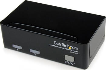 StarTech 2 Port VGA USB KVM Switch, VGA KVM Umschalter inkl. Kabel