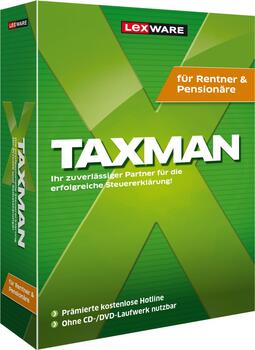 Lexware Taxman 2020 Rentner & Pensionäre, ESD 