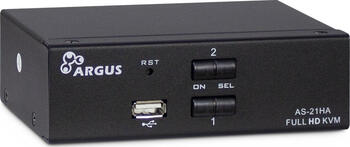 Inter-Tech AS-21HA HDMI Tastatur/Video/Maus (KVM)-Switch