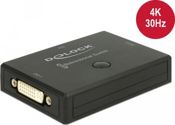 Delock DVI 2 - 1 Umschalter bidirektional 4K 30 Hz 