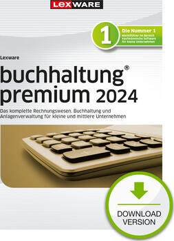 Lexware Buchhaltung Premium 2024 - Abo-Vertrag, ESD 