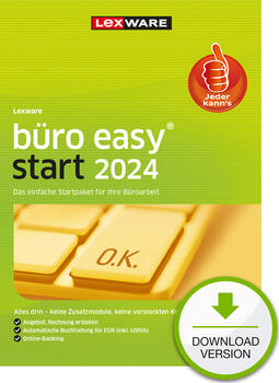 Lexware Büro Easy Start 2024- Abo-Vertrag, ESD 