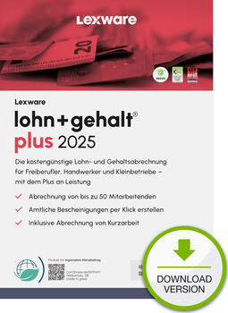 Lexware Lohn+Gehalt plus 2025, ESD