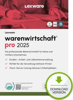 Lexware Warenwirtschaft Pro 2025, ESD