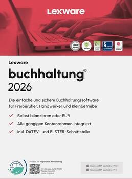 Lexware Buchhaltung 2026 - Jahresversion  &lpar;365 Tage&rpar;