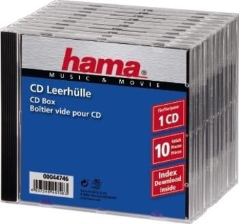 Hama CD-Leerhülle 1x10 Standard 44746 
