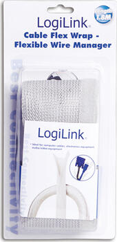 LogiLink Kabelschlauch flexibel 1,8m grau 