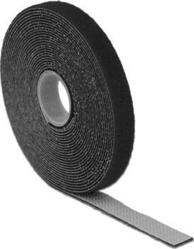 Delock Klett-Kabelbinder Rolle 5m x 13mm schwarz 