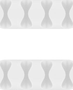 goobay Kabel Management 4-Slots, weiß goobay Kabel Management 4-Slots, weiß