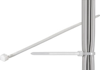 100er Kabelbinder 275 x 4,35mm goobay, transparent,