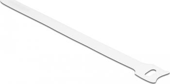 Delock Klett-Kabelbinder L 200 x B 12 mm weiß 10 Stück 