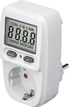 Goobay Digitales Energiekostenmessgerät Basic zur Messung des Stromverbrauchs