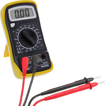 InLine Multimeter, mit Temperatursensor u. Transistormessung 