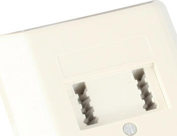 InLine TAE Anschlu&szlig;dose&comma; TAE-F&sol;F&comma; Aufputz 