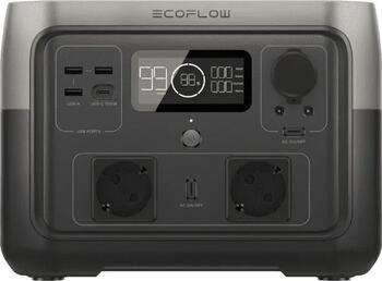 EcoFlow River 2 Max Power Station Solargenerator LiFePO4, 512Wh, 1000W